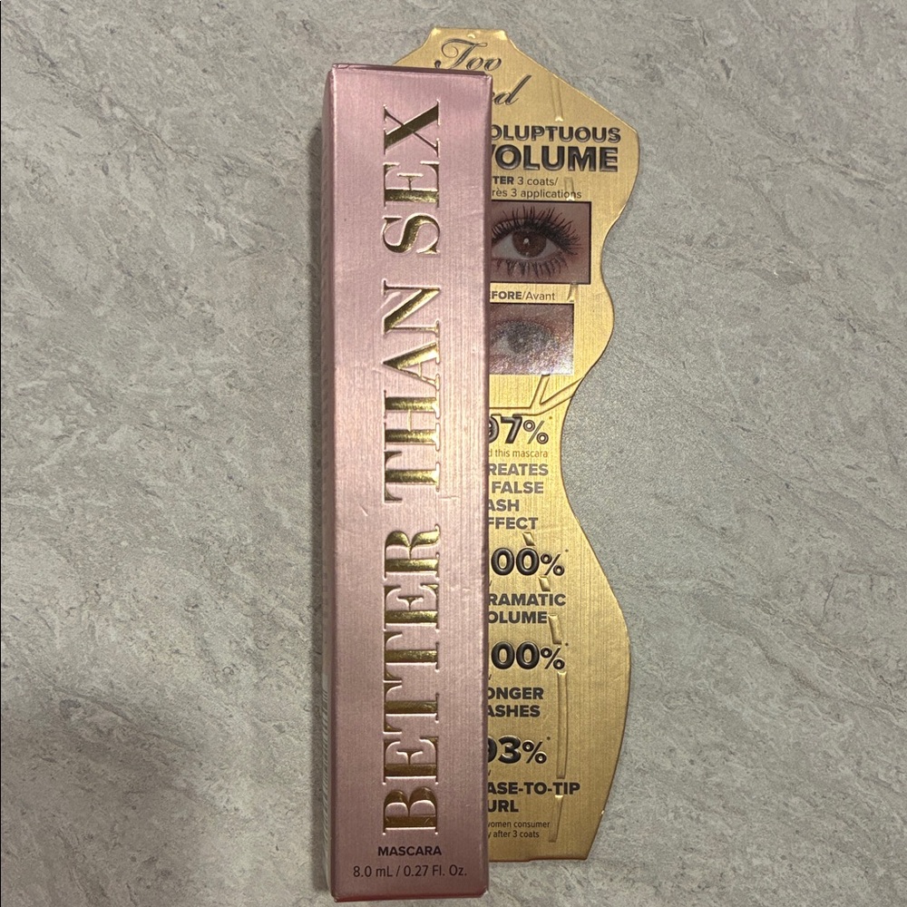 New Too Faced Better Than Sex Mascara